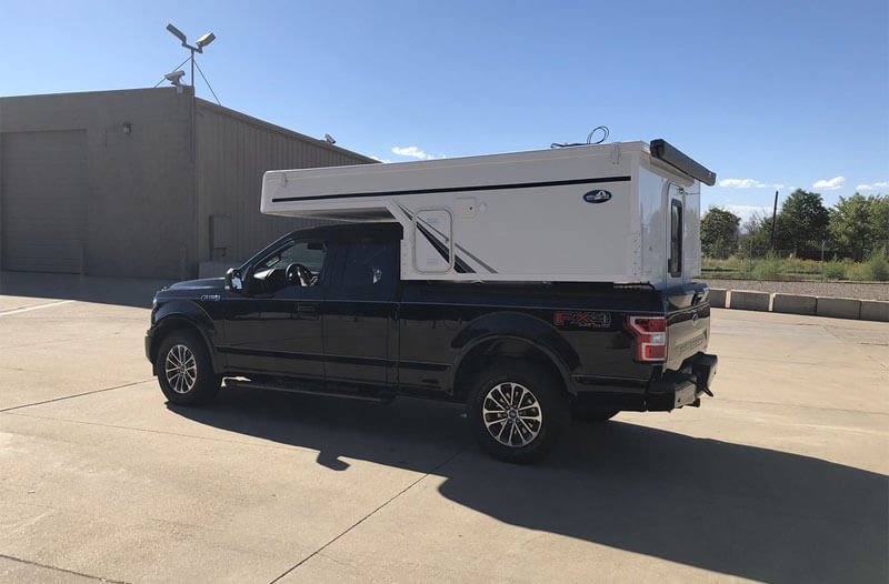 Pop-Up Camper on Ford Truck