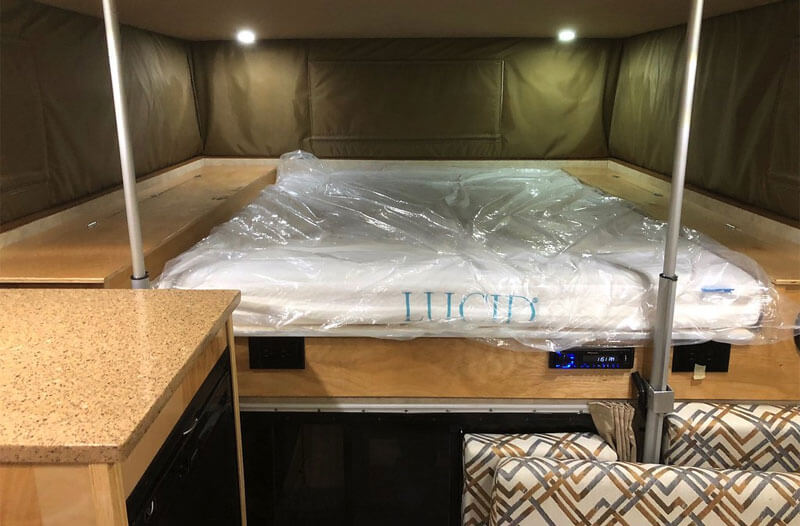 Full bed fron to back with side storage in Ranger (2018)