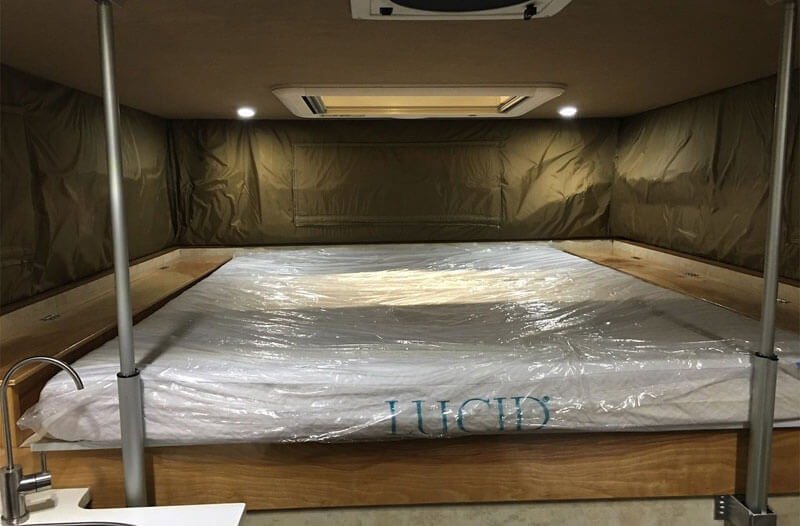 Titon queen bed wit side storage (2018)