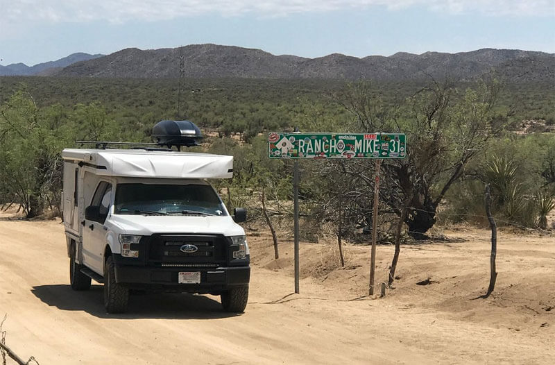 Pop-Up Camper on Ford Truck