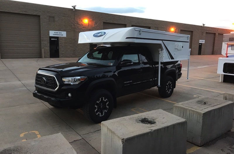 Pop-Up Camper on Honda Truck