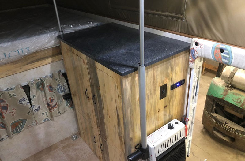 (2018) Custom Flatbed Camper interior